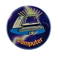 Stock Fun Button - Computer